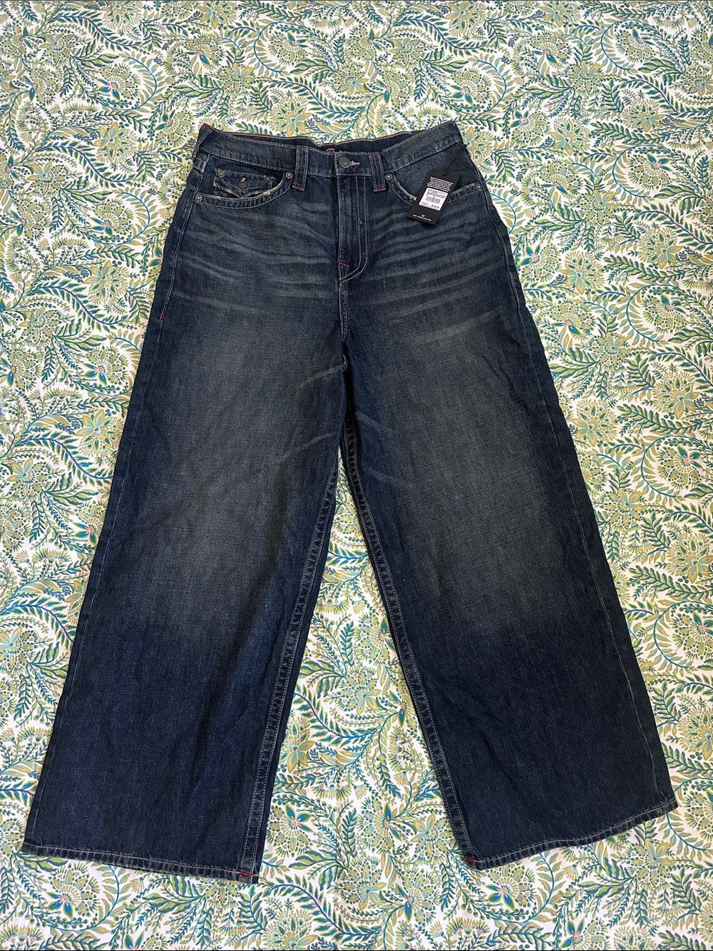 True Religion Men’s Mikey Baggy AF Jeans Brand New 34W x 32L